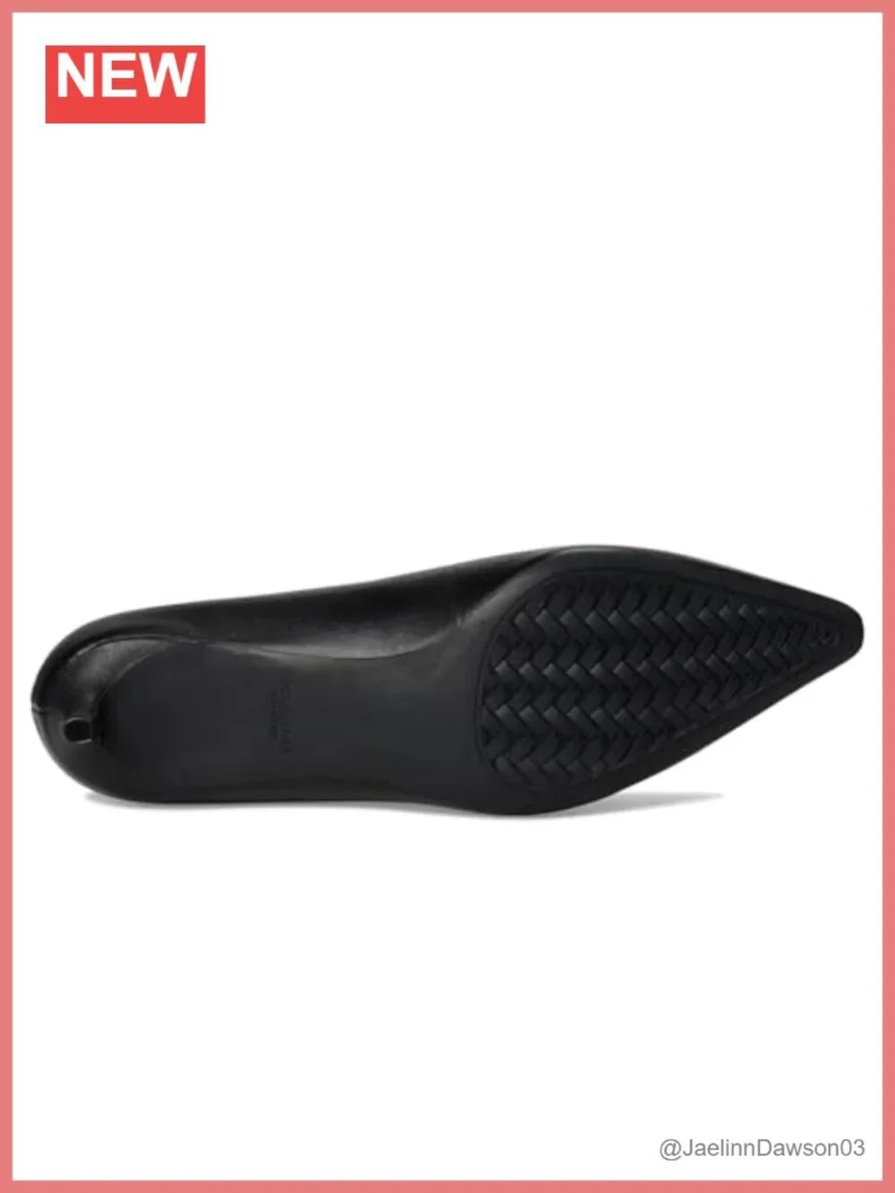 Women's Leather Pointed Toe Slip-On Heels Comfort Business Casual Pumps
